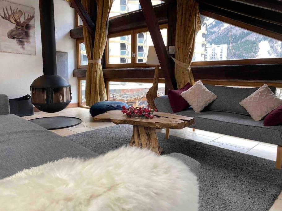 90M2 Hypercentre, Terrace, Next To Ski Lift Chamonix Exterior photo